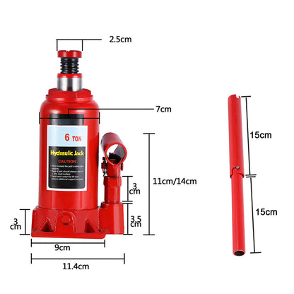 6Ton Hydraulic Bottle Jack