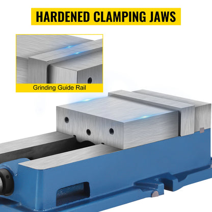 6 inch Lock Vise for Precision, Milling Vice with 6 Inch Jaw for Drill Press