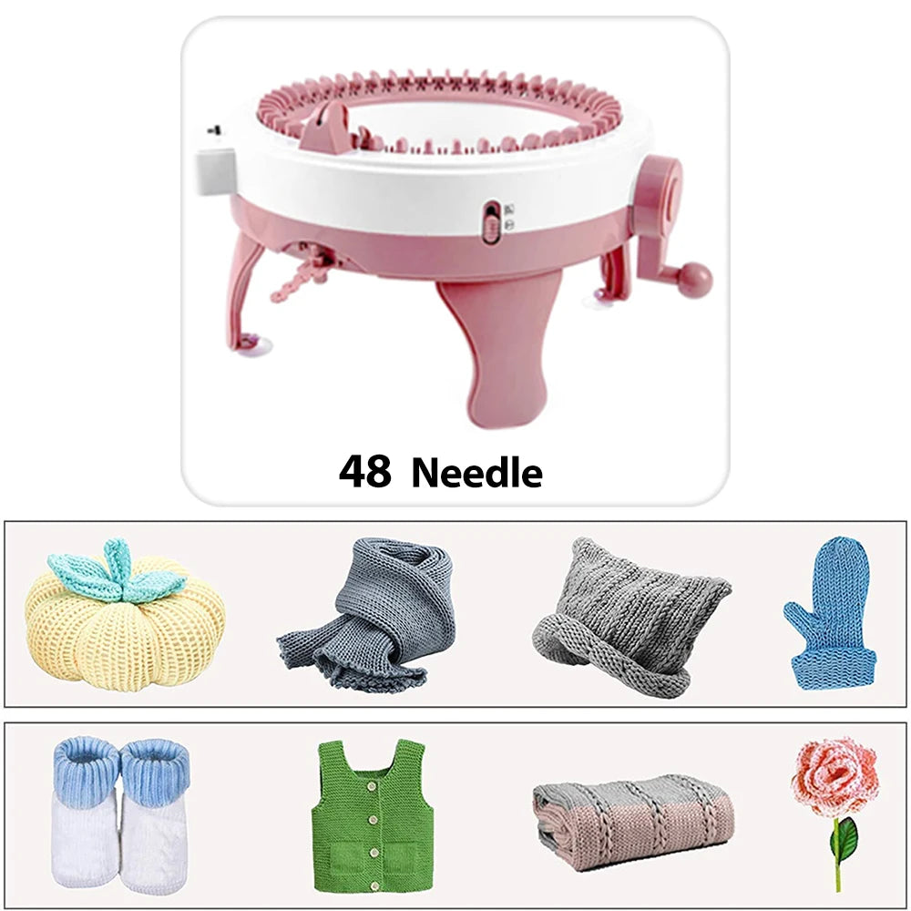 Crochet Machine w/ 48 Needles & Row Counter