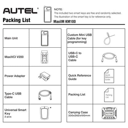 Autel MaxiIM KM100 Key Fob Programmer Immobilizer