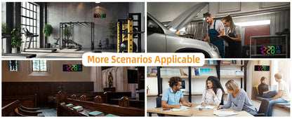 RGB Digital LED Wall Clock