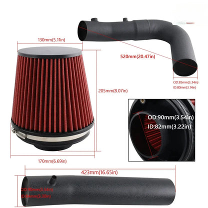 Cold Air Intake Pipe W/ Filter Kit For 2011-2023 Dodge/Chrysler 3.6 V6