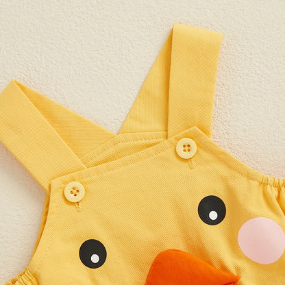 1Pc Duck Overalls 9M-4T