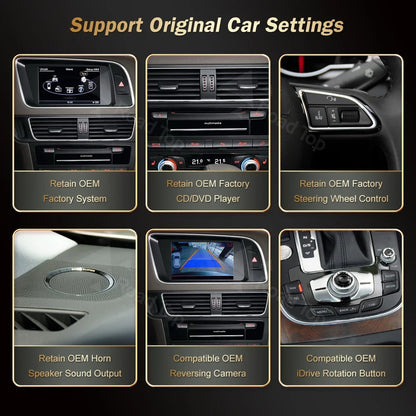 12.3' Wireless CarPlay For Audi A4 2009-20012