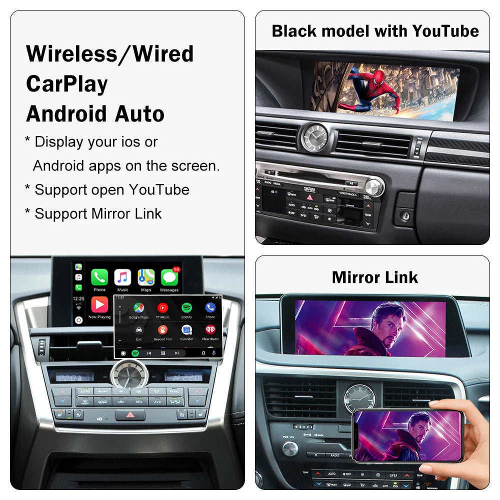Wireless CarPlay Android Auto for Lexus 2014-2019