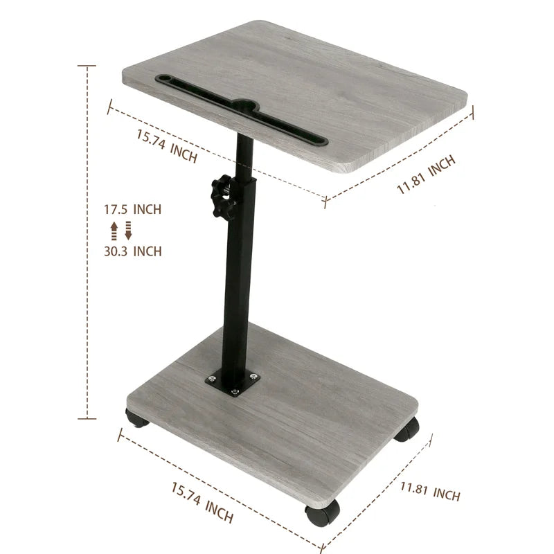 Rolling Bedside Table