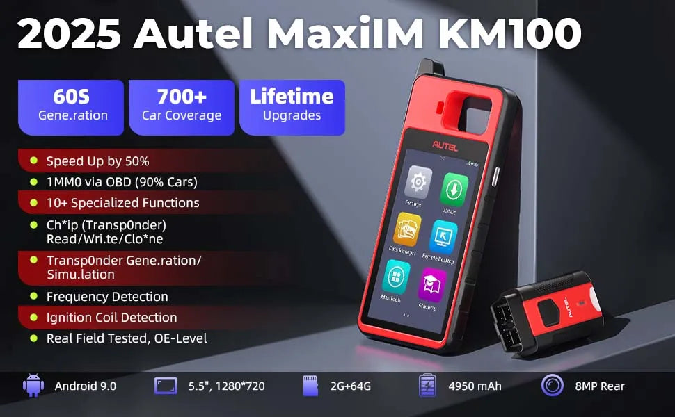 Autel MaxiIM KM100 Key Fob Programmer Immobilizer