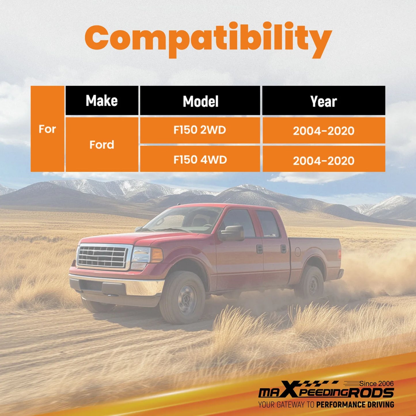 3" Front 2" Rear Full Leveling Lift Kit for Ford F150 F-150 2WD 4WD 2004-2020