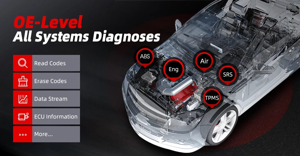 Autel MK808S Automotivo OBD2 Scanner