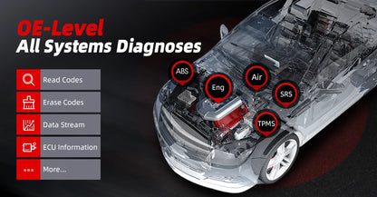 Autel MK808S Automotivo OBD2 Scanner