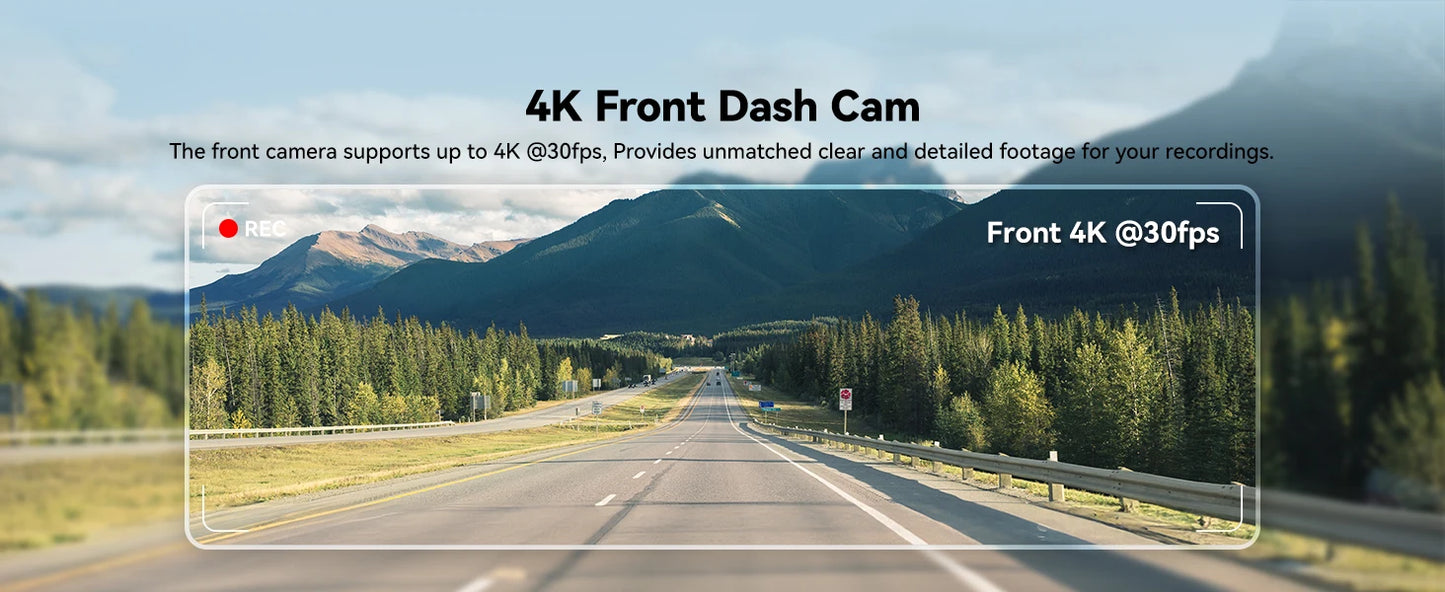 REDTIGER Dash Cam HD 4K
