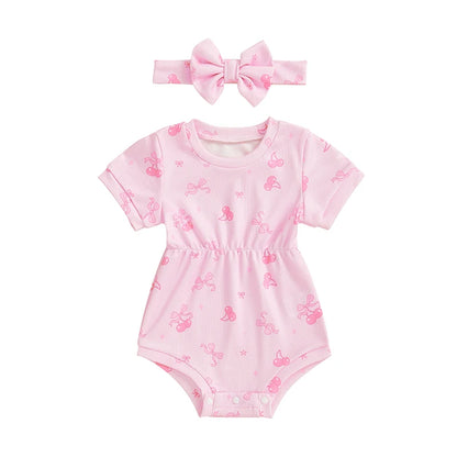 1Pc Fruit/Flower Onesie 3m-18m