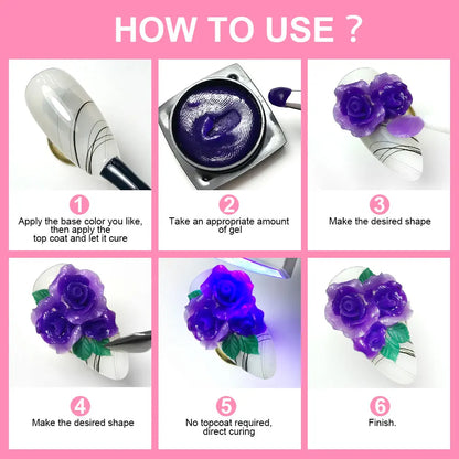 12 Color Gel for Nails