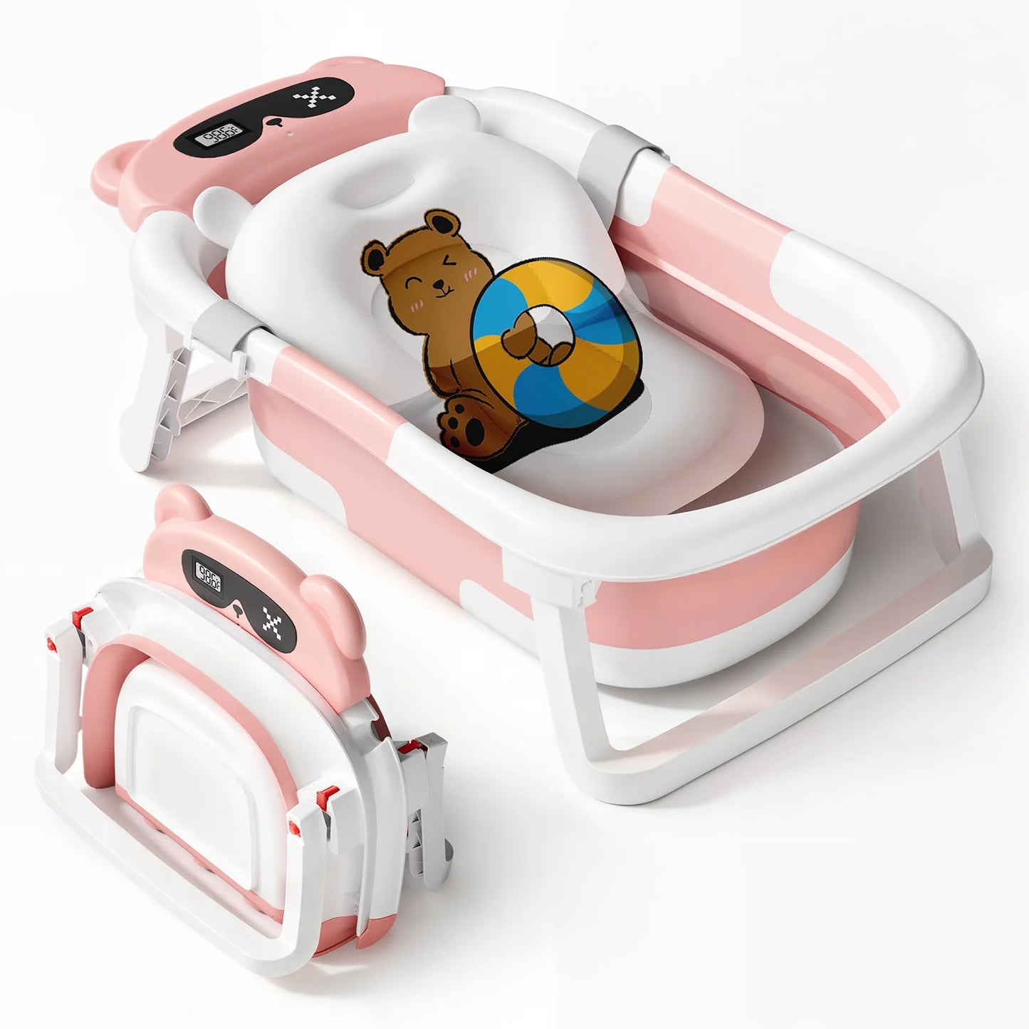 Cushioned Bathing Tub W/ Temp Sensor