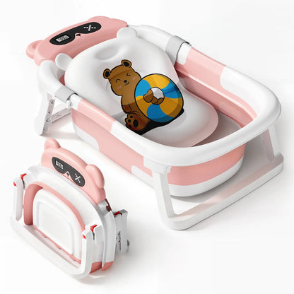 Cushioned Bathing Tub W/ Temp Sensor