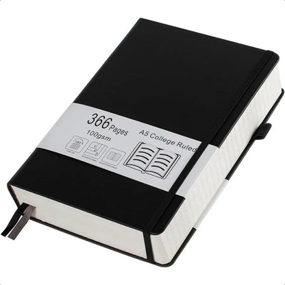 College Ruled Notebook with 366 Numbered Pages