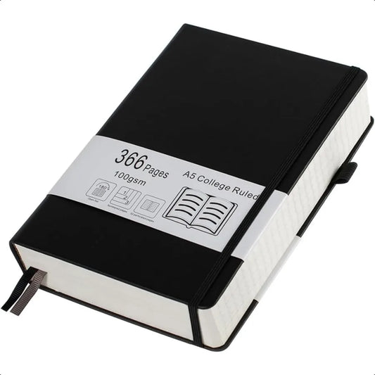 College Ruled Notebook with 366 Numbered Pages