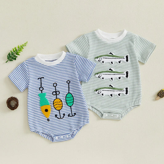 1Pc Fish Onesie 3-18m