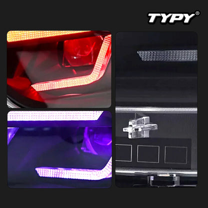RGB Headlight LED Projector For Ford Mustang 2015-2017