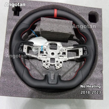 LED Carbon Fiber Steering Wheel for Ford Mustang 2015-2023