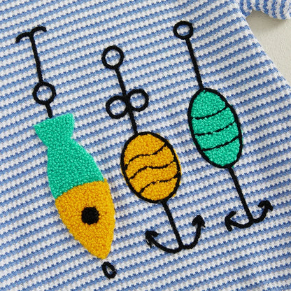 1Pc Fish Onesie 3-18m
