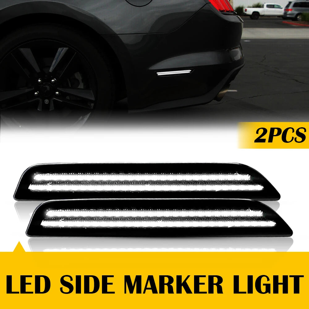 LED Side Marker Lights For Ford Mustang 2010-2014