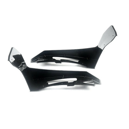 Black Front Bumper Splitters For Ford Mustang 2015-2022