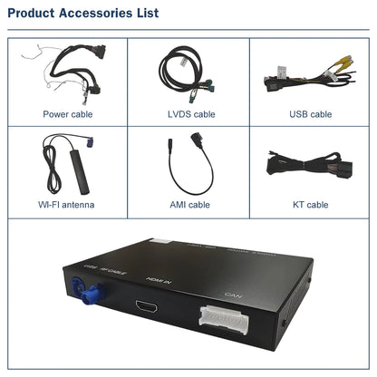 8” Wireless CarPlay Android Auto Interface for Audi A3 2013-2018