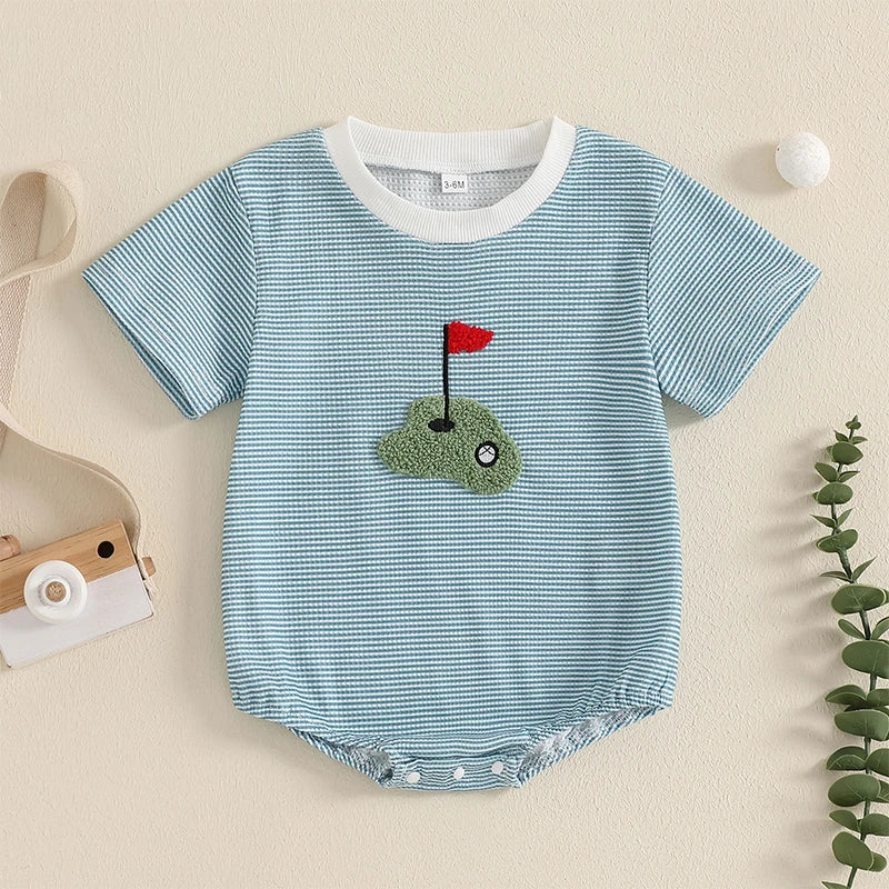 1Pc Golf Course Green Onesie