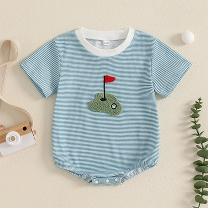 1Pc Golf Course Green Onesie