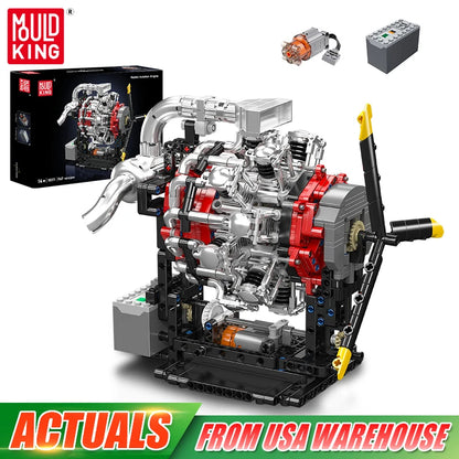 Mould King 10211 Motorized Radial Aviation