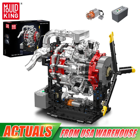 Mould King 10211 Motorized Radial Aviation