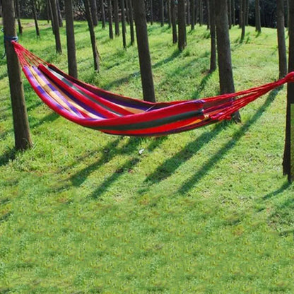 1-2 Person Cotton Rainbow Hammock