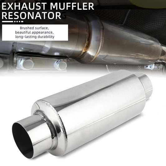 2.5"/3'' Stainless Steel Muffler Length 12" For Ford