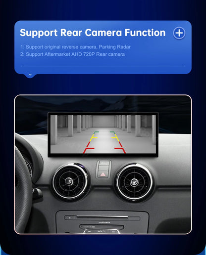 12.3inch Multimedia Player Carplay Display For Audi 2012-2018