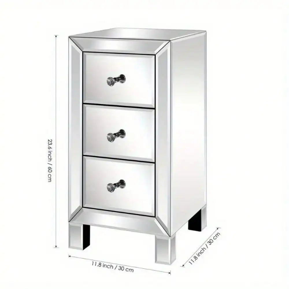 Mirrored Nightstand