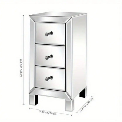 Mirrored Nightstand