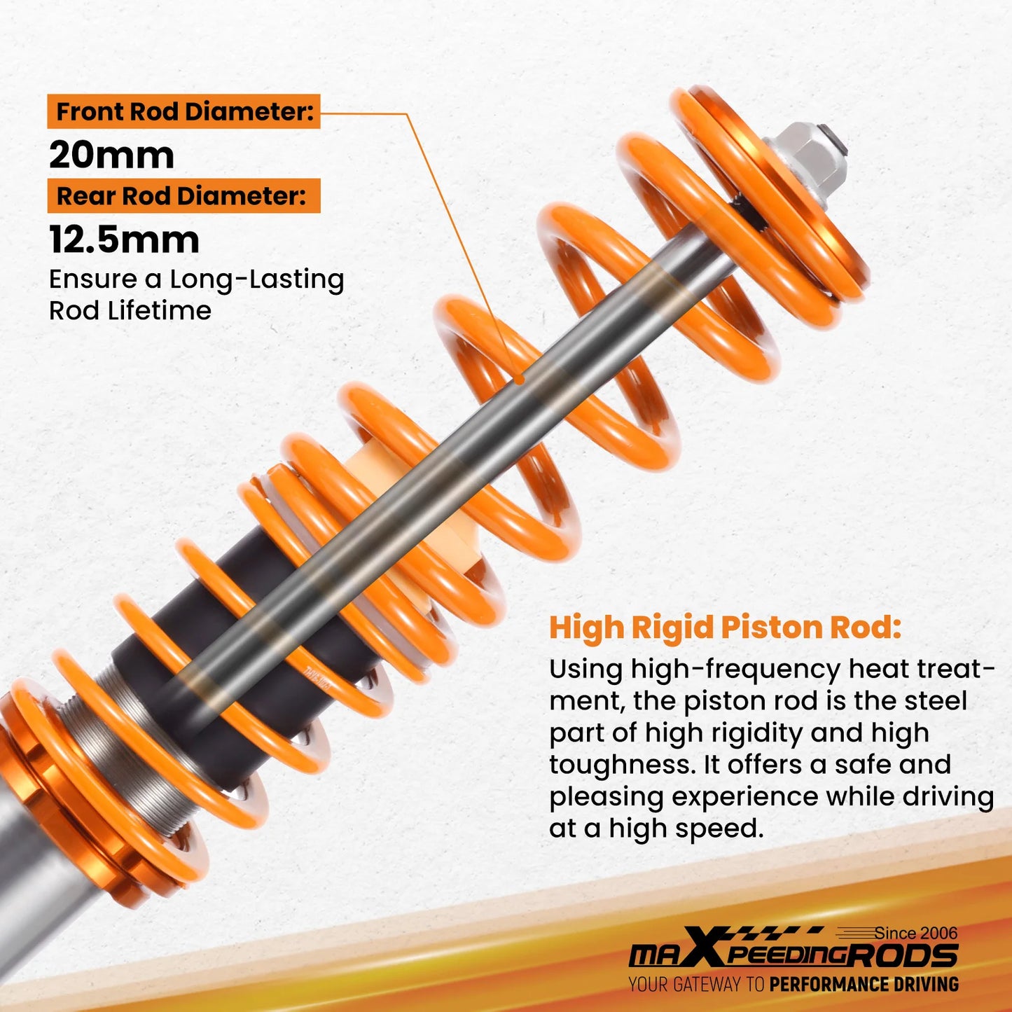 Adjustable Coilovers Suspension Kit For 3 series E46