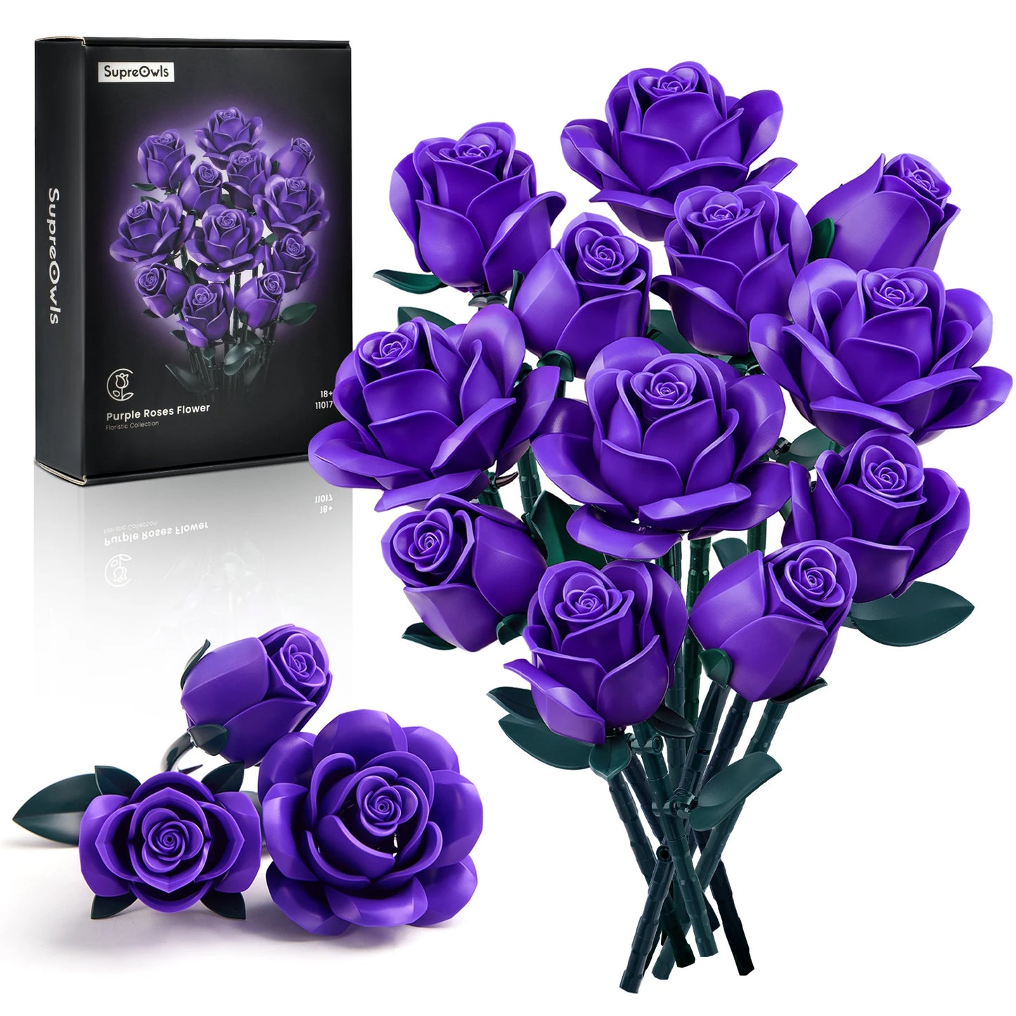 Roses Bouquet Building Set
