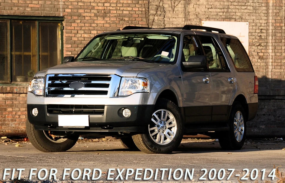 Front Grill With Led Lights Bumper Grille For Ford Expedition 2007-2014