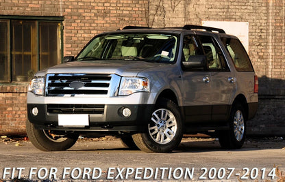 Front Grill With Led Lights Bumper Grille For Ford Expedition 2007-2014