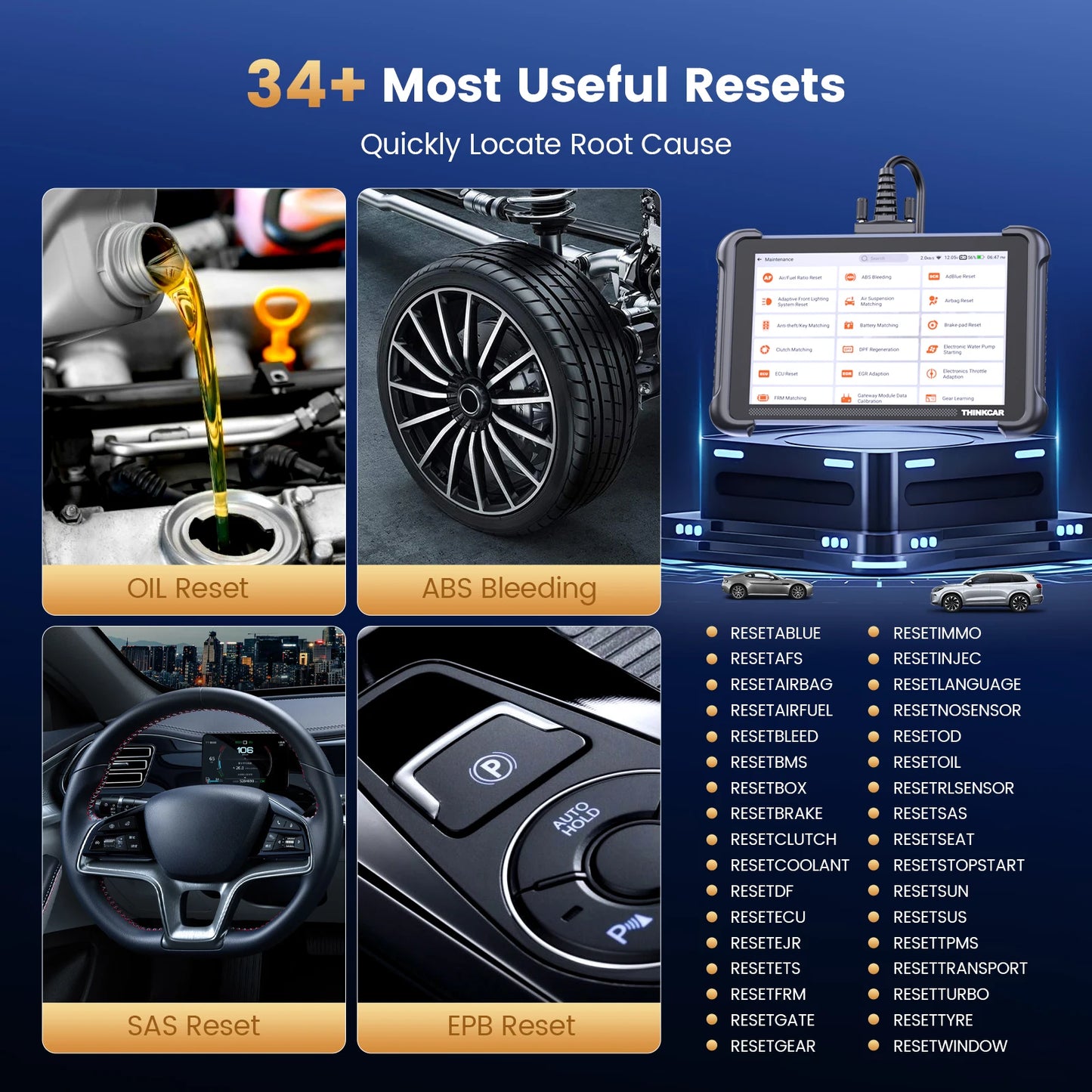 Lifetime Free Update THINKCAR THINKSCAN 689 OBD2 Scanner