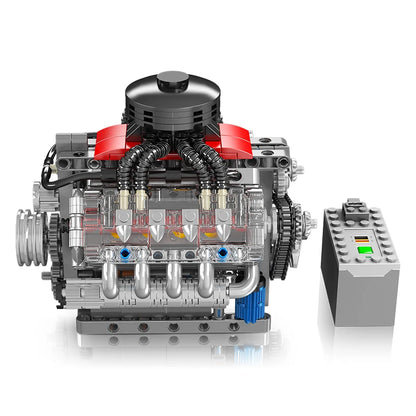 487PCS LSX454 V8 Engine Model W/ Simulated Gearbox Assembly