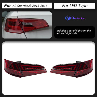 AKD LED Tail Light for Audi A3 2013-2019