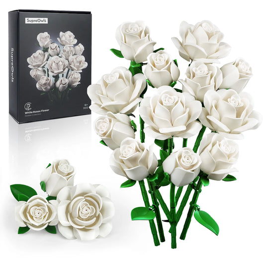 Roses Bouquet Building Set