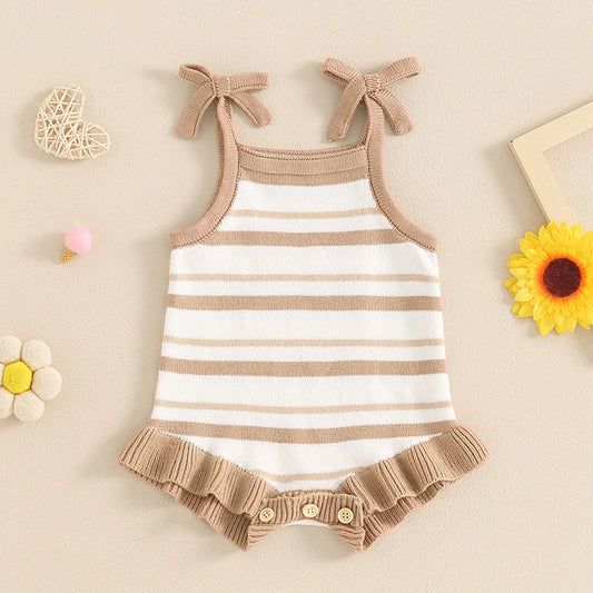 1Pc Striped Romper 3-18M