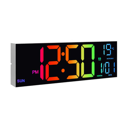 RGB Digital LED Wall Clock