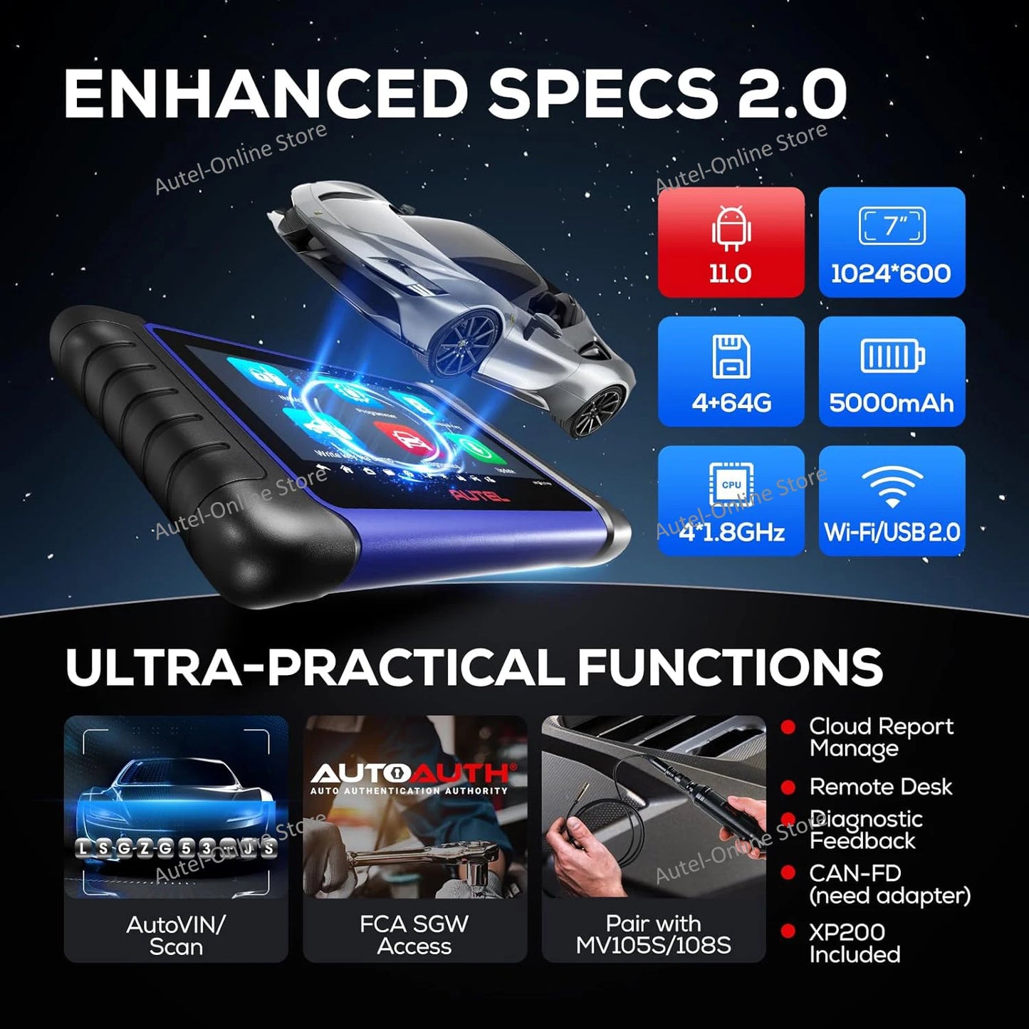 Autel IM508S Key Programmer All-in-one OBD2 Automotive Scanner