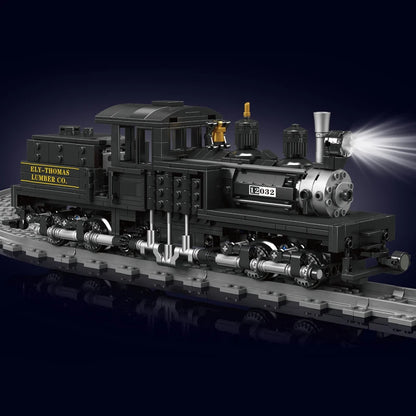 Mould King 12032 Steam Locomotive Building Block Assembly