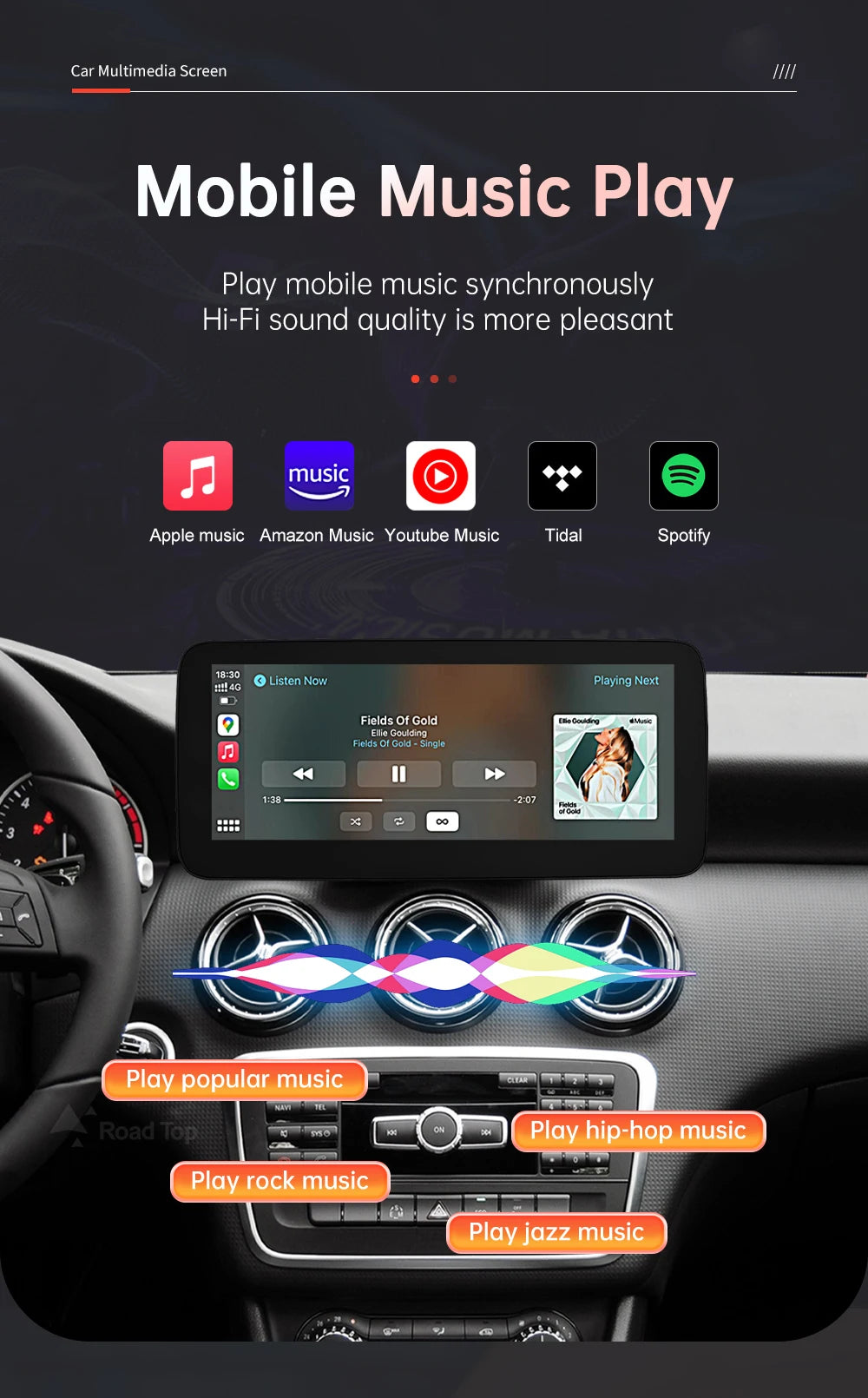 Android CarPlay Mercedes Benz CLA 2013-2015